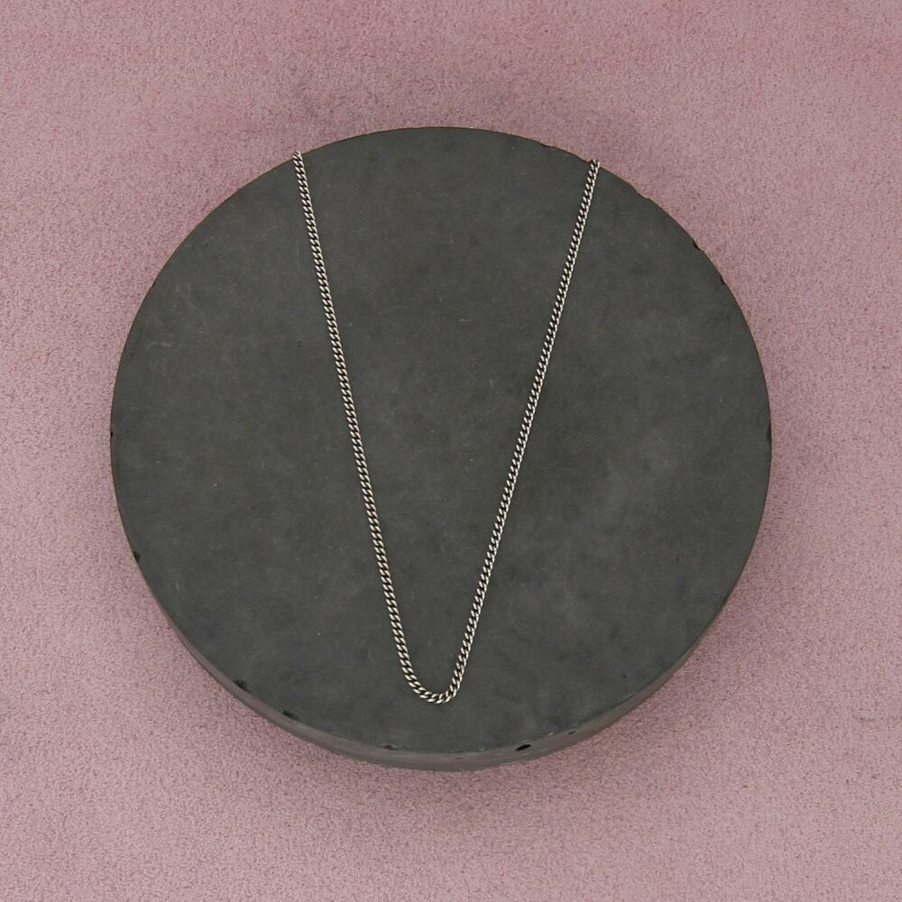 james avery sterling silver fine curb chain necklace size 18in